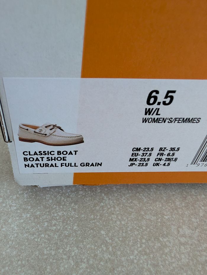 Timberland Classic Boat Shoe / Mocassins - Natural Full Grain - Taille 37,5 - photo numéro 6