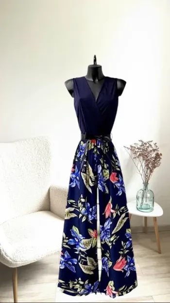 Combi tendance taille unique à fleurs