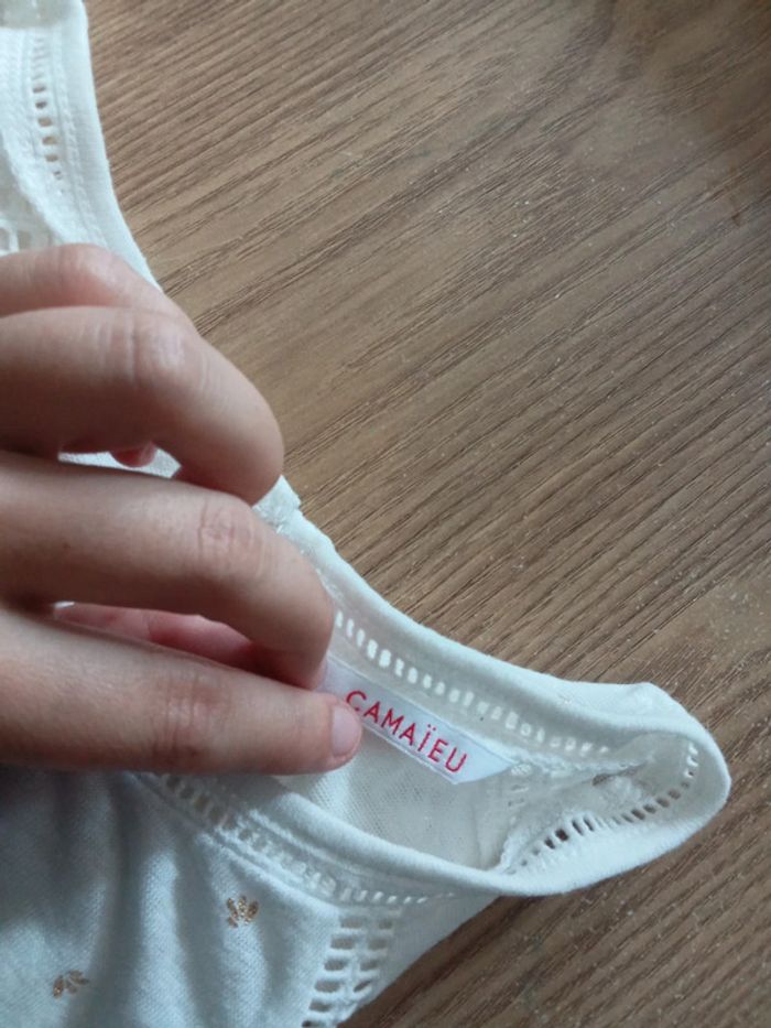 Tee shirt manche courte Camaïeu Taille 36🌹 - photo numéro 6