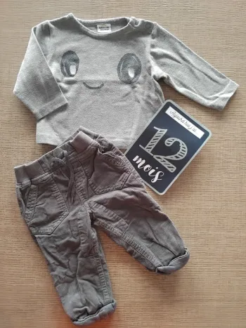 Ensemble 12 mois / 74 cm