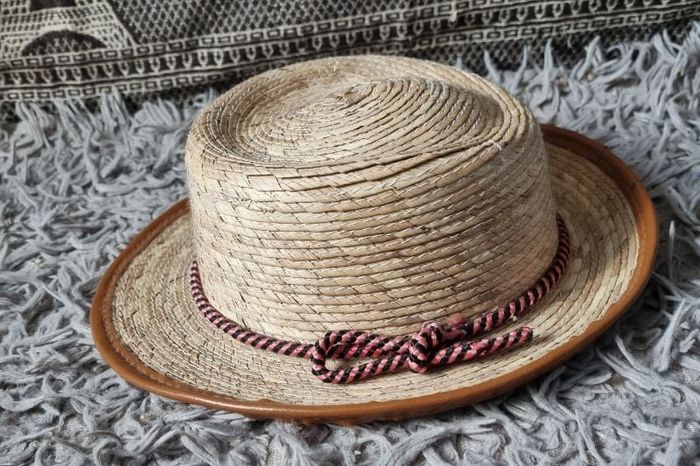Chapeau de paille mixte 45-46cm