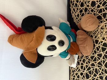 Peluche rétro Mickey Mouse Robin des Bois vintage  des années 1990