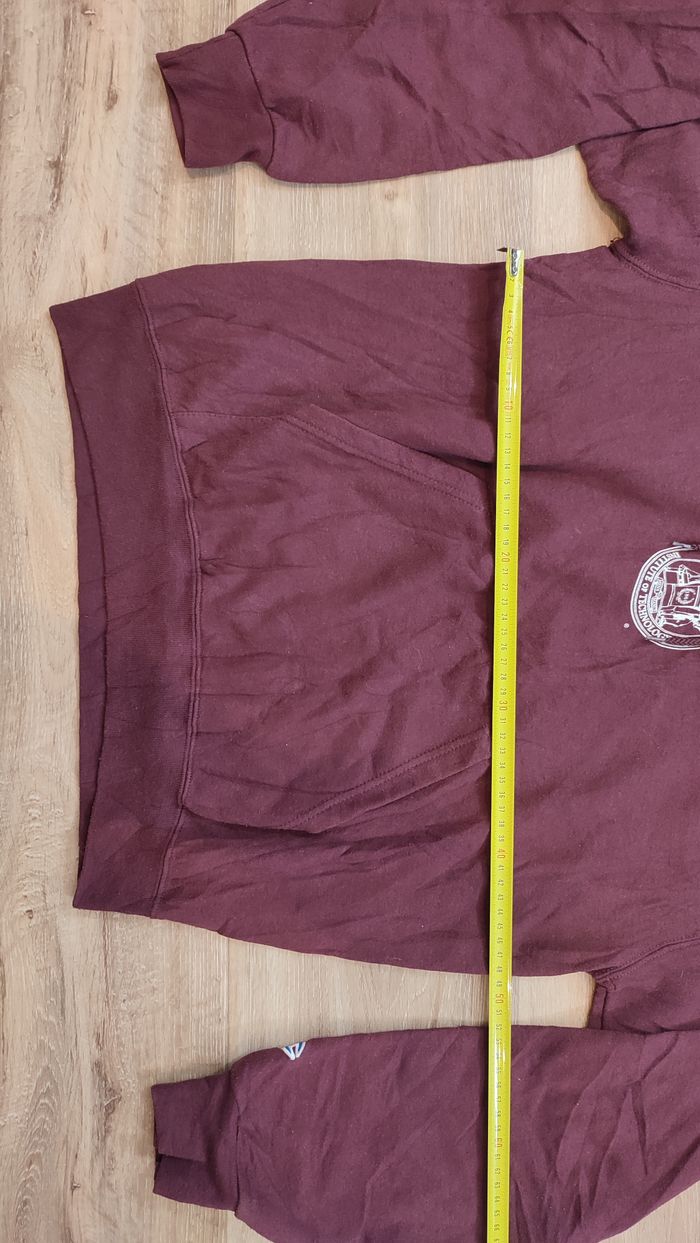 Vêtement Homme Sweatshirts Sweats pull à capuche bordeaux Champion taille M #Retrostreet - photo numéro 6