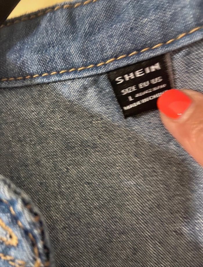 Chemise jeans L - photo numéro 2