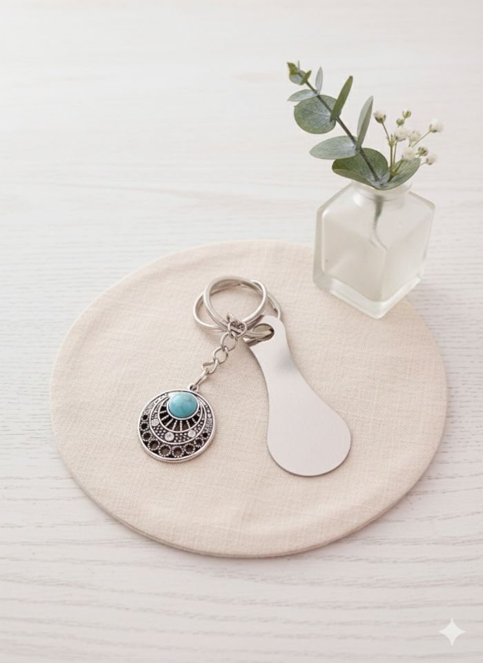 Porte clé avec jeton de caddie - photo numéro 6