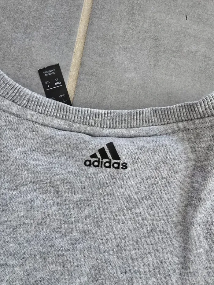 Ensemble jogging adidas gris - photo numéro 2