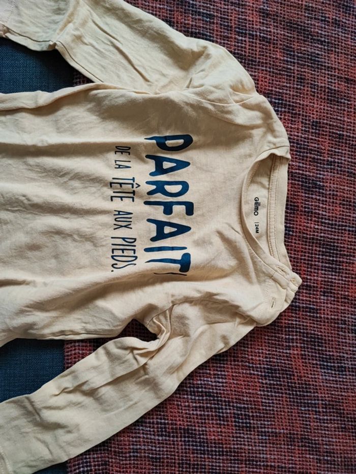 Lot 4 t-shirt manches longues 24 mois - photo numéro 7