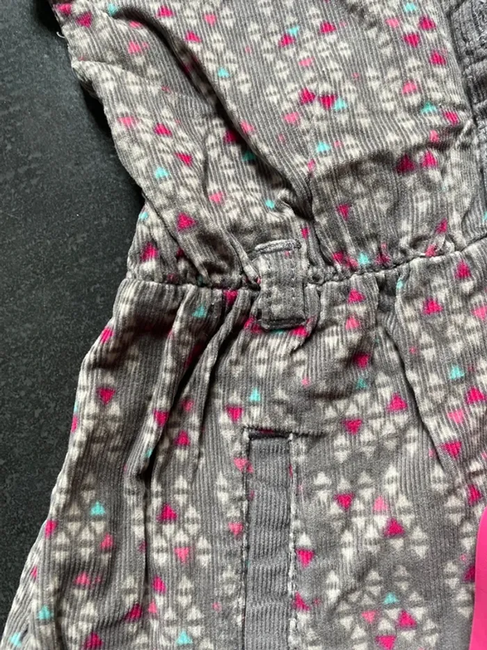 Robe tunique velours 12 mois - photo numéro 2