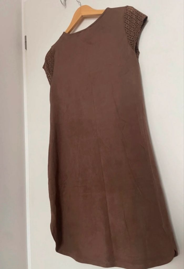 Robe suédine marron Camaieu T40 - photo numéro 5