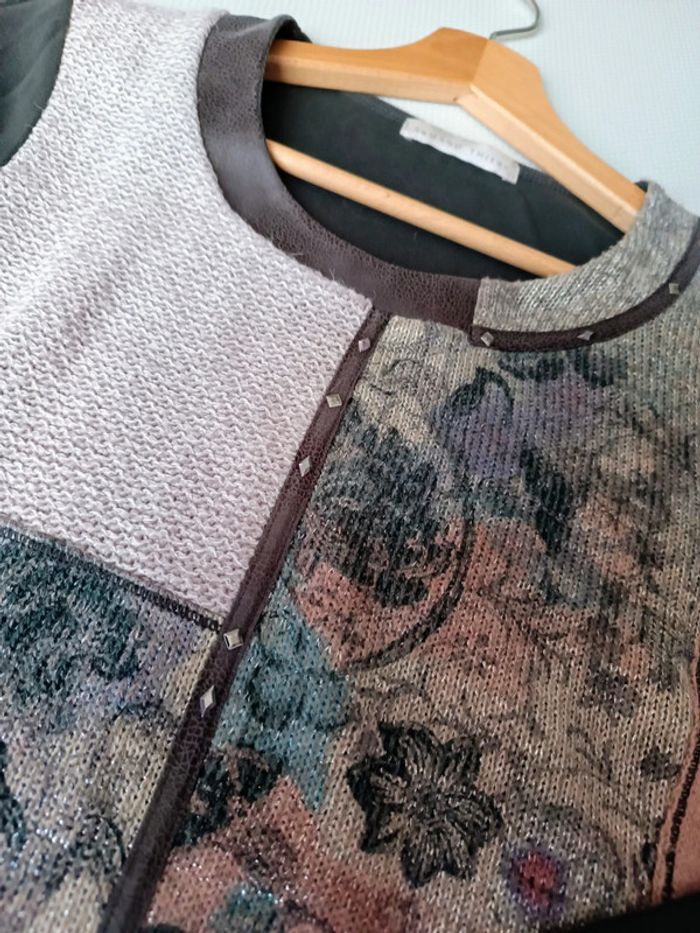 Pull sweat multicolore Armand Thiery 38 - photo numéro 2