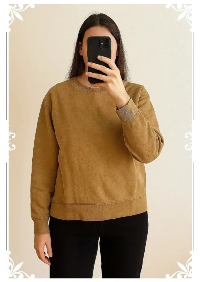 Sweat-shirt camel RVCA – Taille S