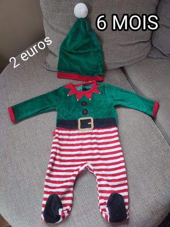 Pijamas noël lutin