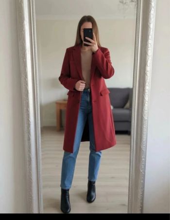 Manteau femme rouge 