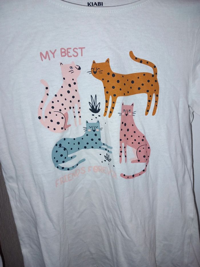 Tee-shirt manches longues 10ans kiabi - photo numéro 2