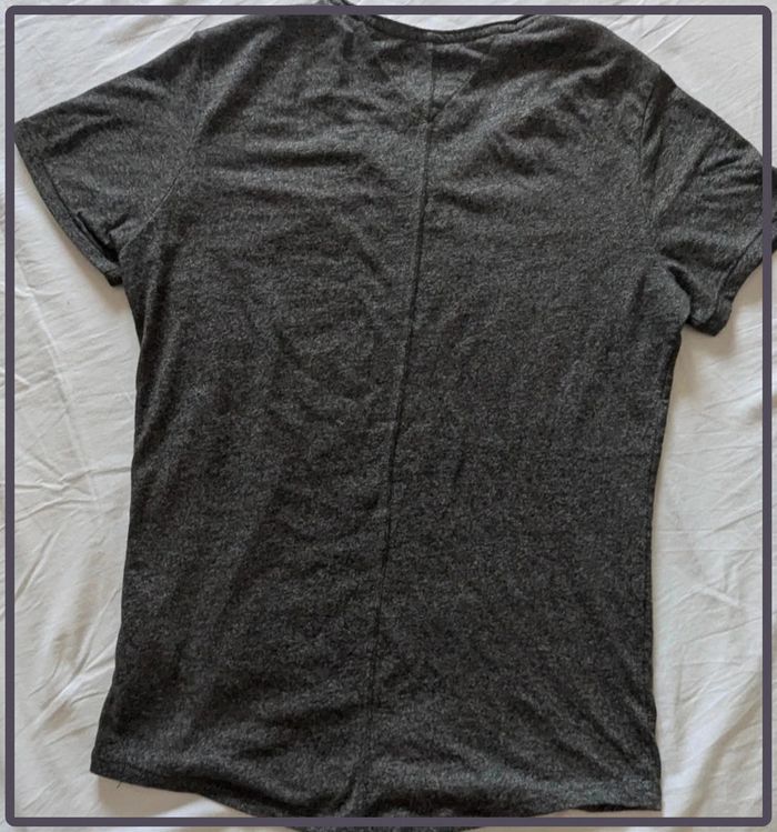 T shirt Tommy Hilfiger taille S homme gris anthracite - photo numéro 5