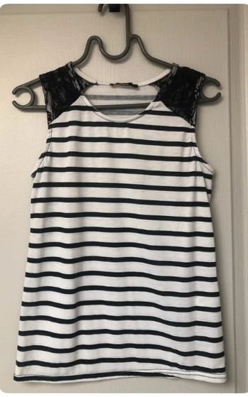 Débardeur femme marinière taille 36 Mim