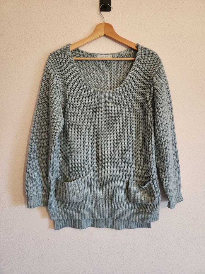 Pull bleu métallisé Women Only – Taille M