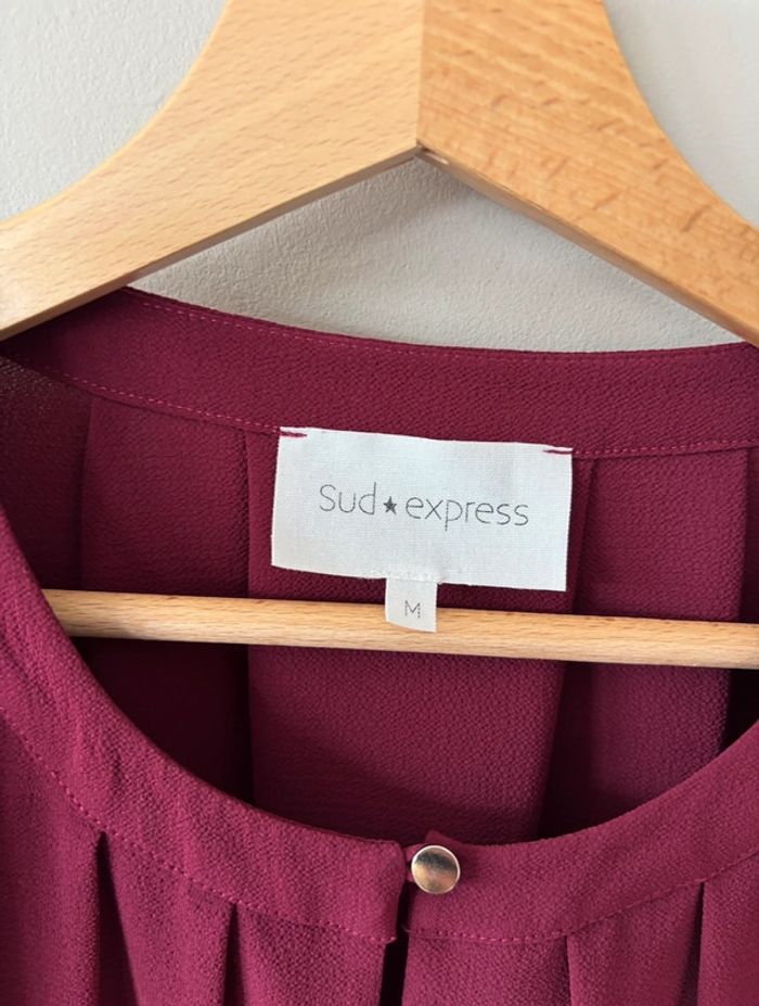 Blouse élégante Sud Express 38 prune - photo numéro 11