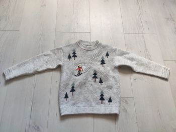 Pull gris Kiabi 6 ans