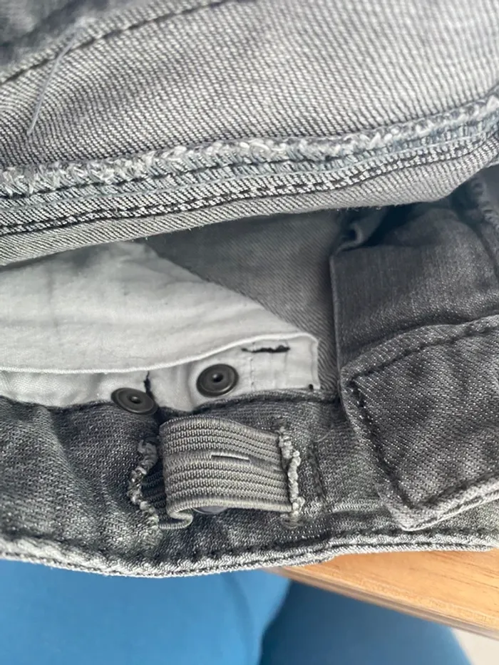 Jeans vertbaudet gris - photo numéro 5