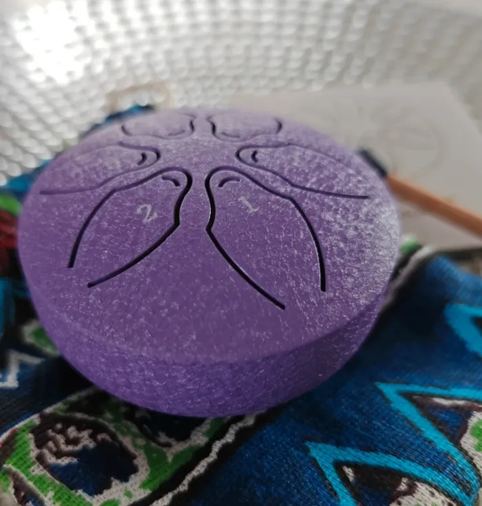 Tambour de pluie violet - photo numéro 3