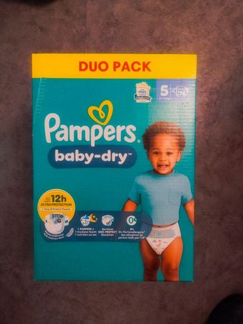 Couche Pampers taille 5