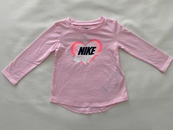 T-shirt manches longues rose 18 mois Nike