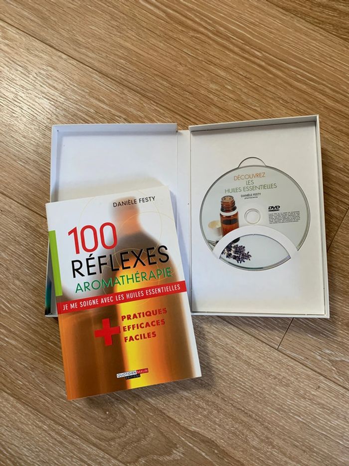 Coffret aromathérapie - Danielle festy avec livret et dvd - découvrez les huiles essentielles - photo numéro 2