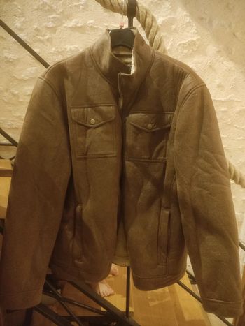 Blouson neuf chaud suédine atlas for men