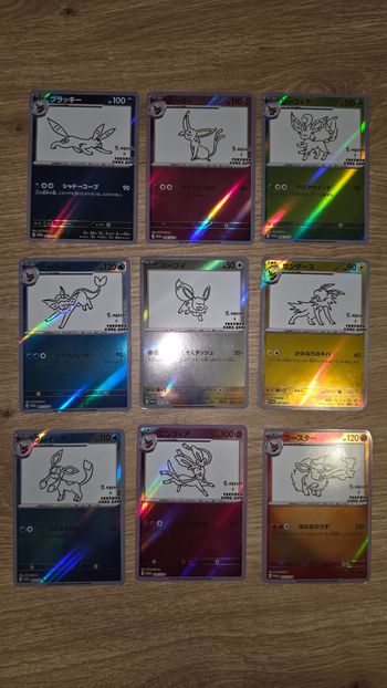 Full set japonais yu nagaba evolition carte pokémon