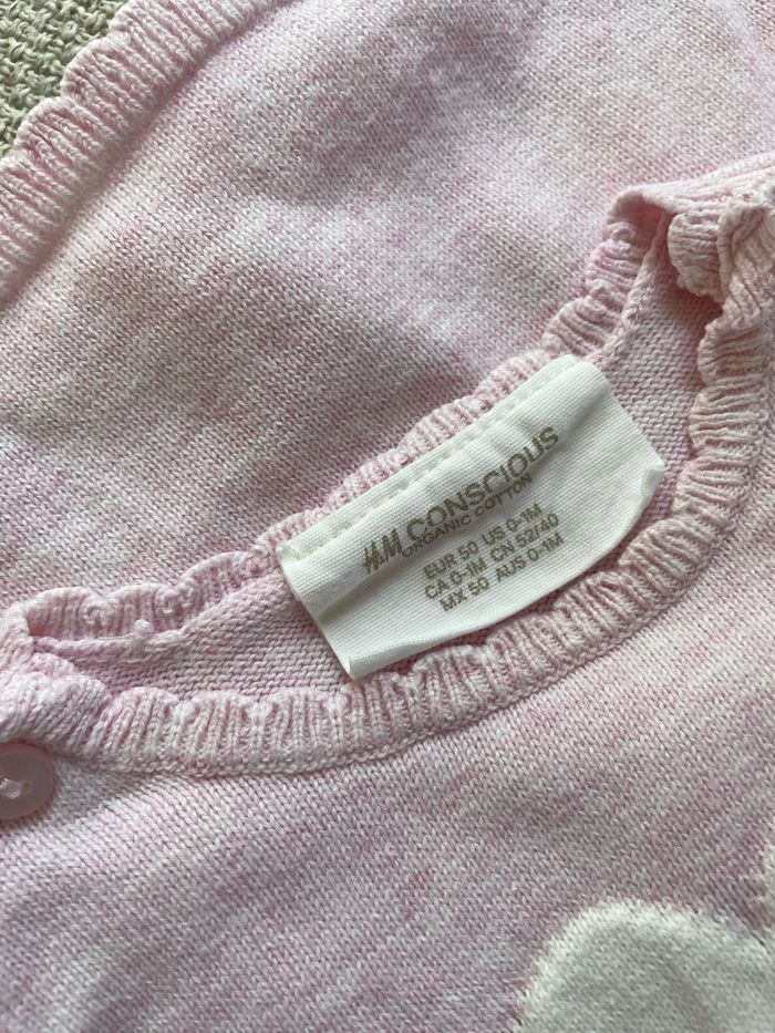 Pull rose cœur - photo numéro 4