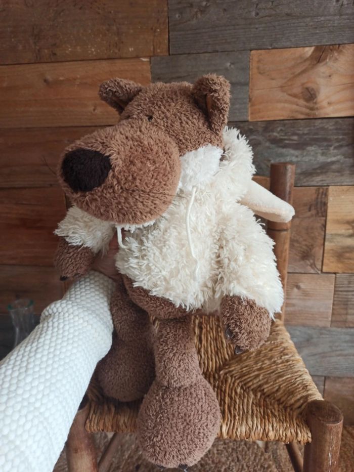 peluche loup mouton tbe - photo numéro 6