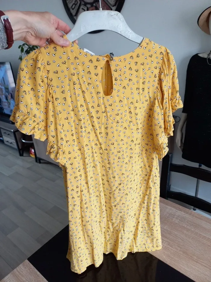 Robe d'été jaune TAO 10 ans - photo numéro 2