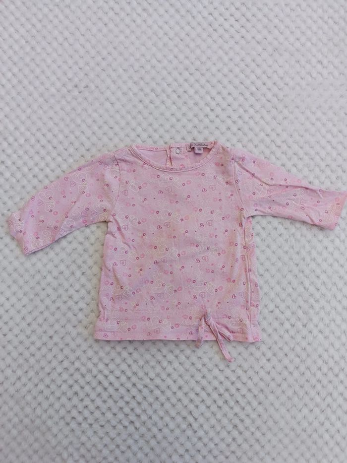 🔸 T-shirt manches longues Petit Kimbaloo – 3 mois 🔸 - photo numéro 2