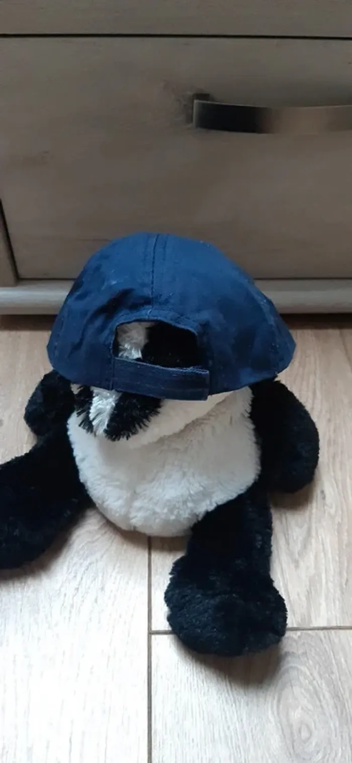 Casquette "in extenso" bleu foncée "skate" en très bon état - photo numéro 2