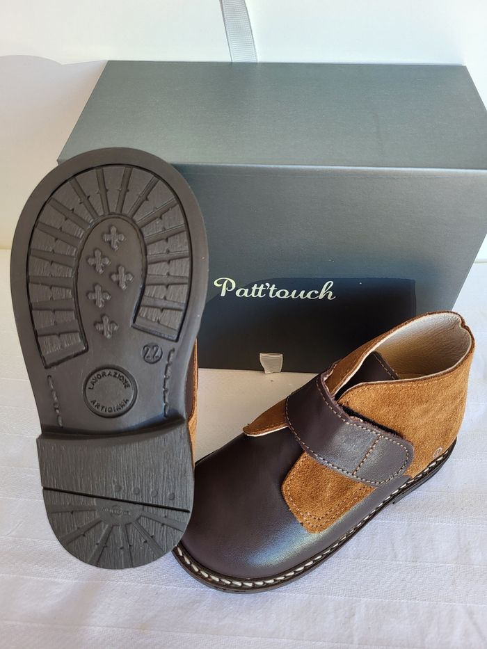 Bottines garçon en cuir Point 22 Made in France 🇨🇵 - photo numéro 4
