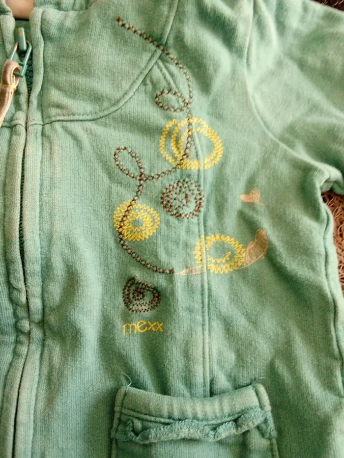 Veste zippée fille 9 mois - photo numéro 4