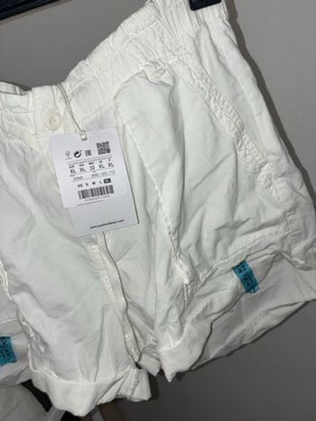 Short blanc d’été XL