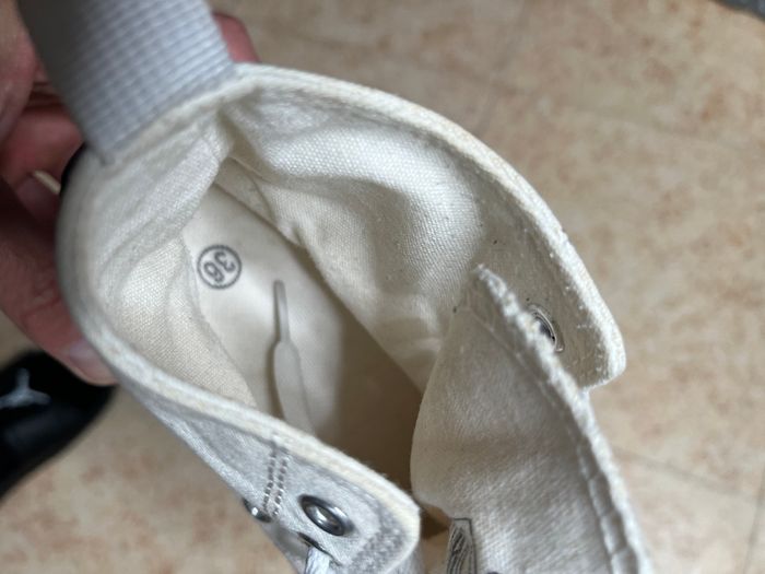 Basket femme converse semelles compensées 36 beige en très bon état Effet moucheté Très peu portée - photo numéro 5