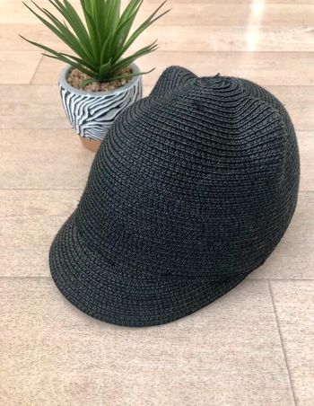 Chapeau noir avec oreille noir fille