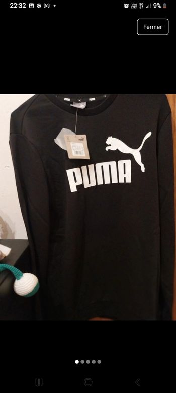 Pull puma neuf avec étiquette Taille s