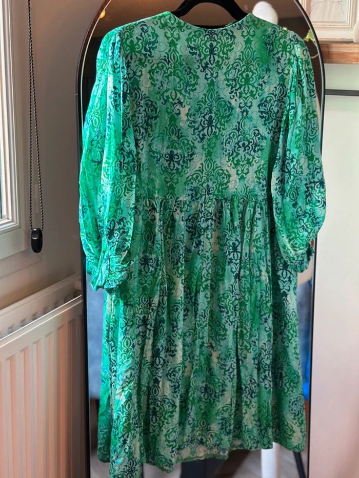 Robe légère imprimée verte – Banditas, taille 36/38 (T1) - photo numéro 2