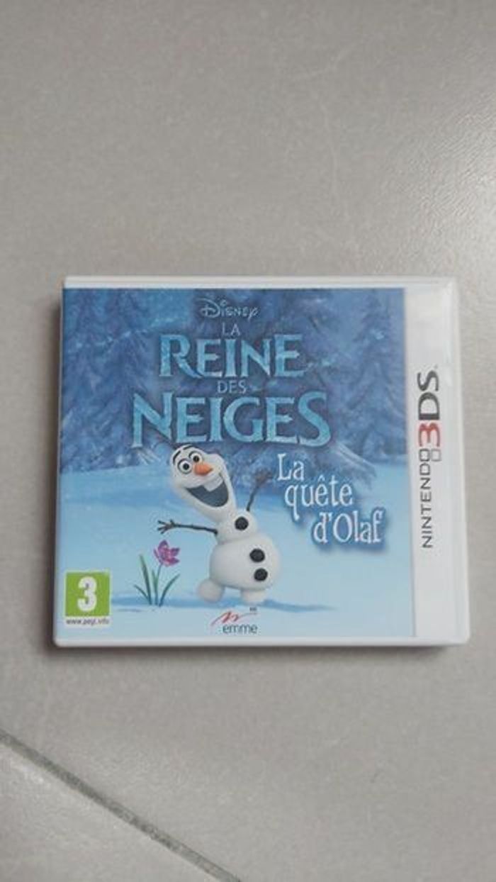 La reine des neiges La quête d'Olaf 3DS