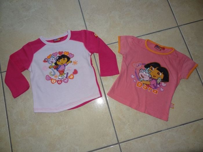 lot de 2 t-shirts Dora T 3ans