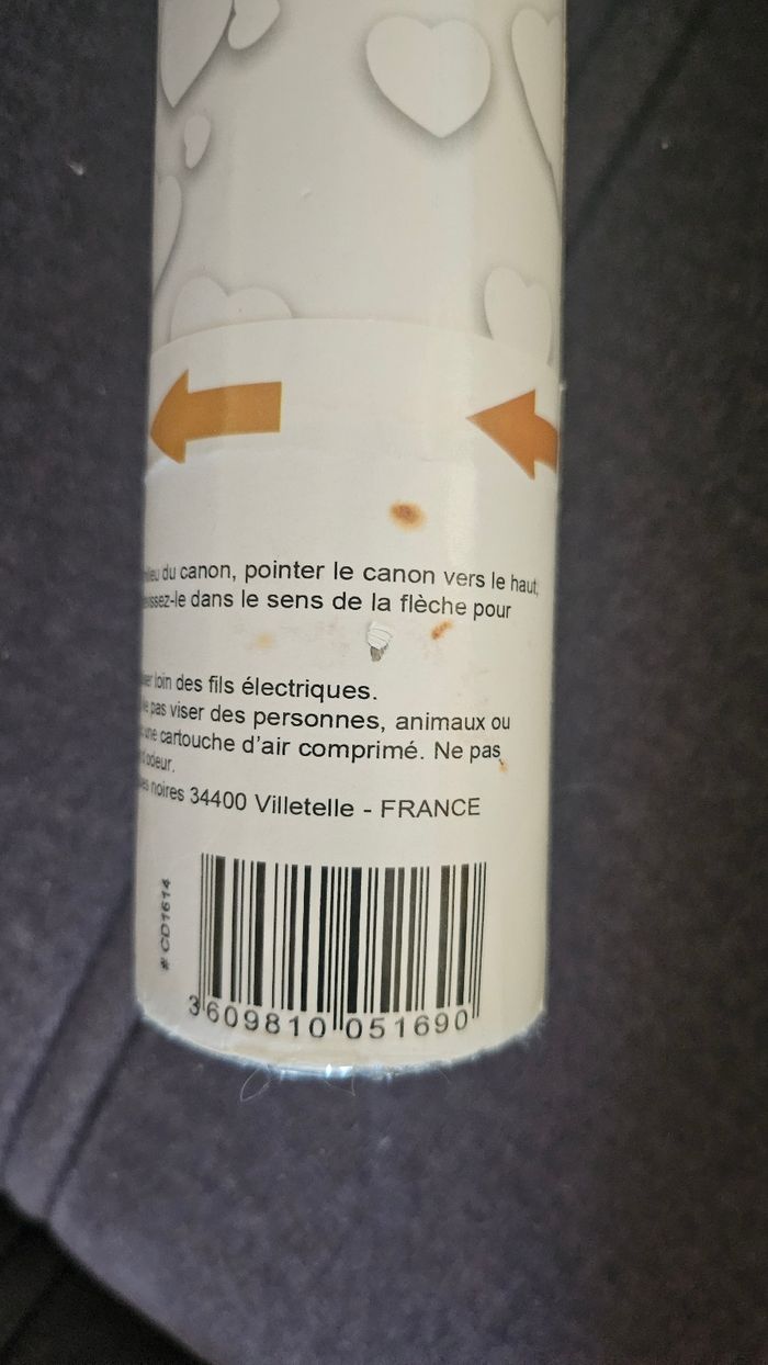 Canon à confettis Vive les Mariés - photo numéro 3