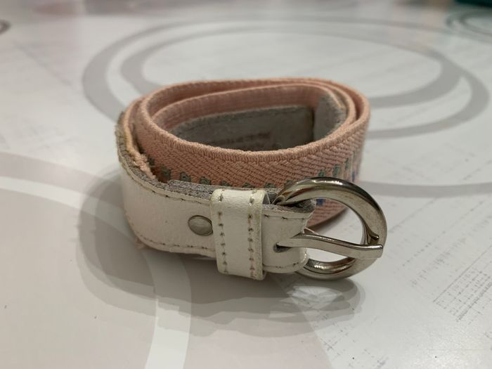 Ceinture imprimée rose