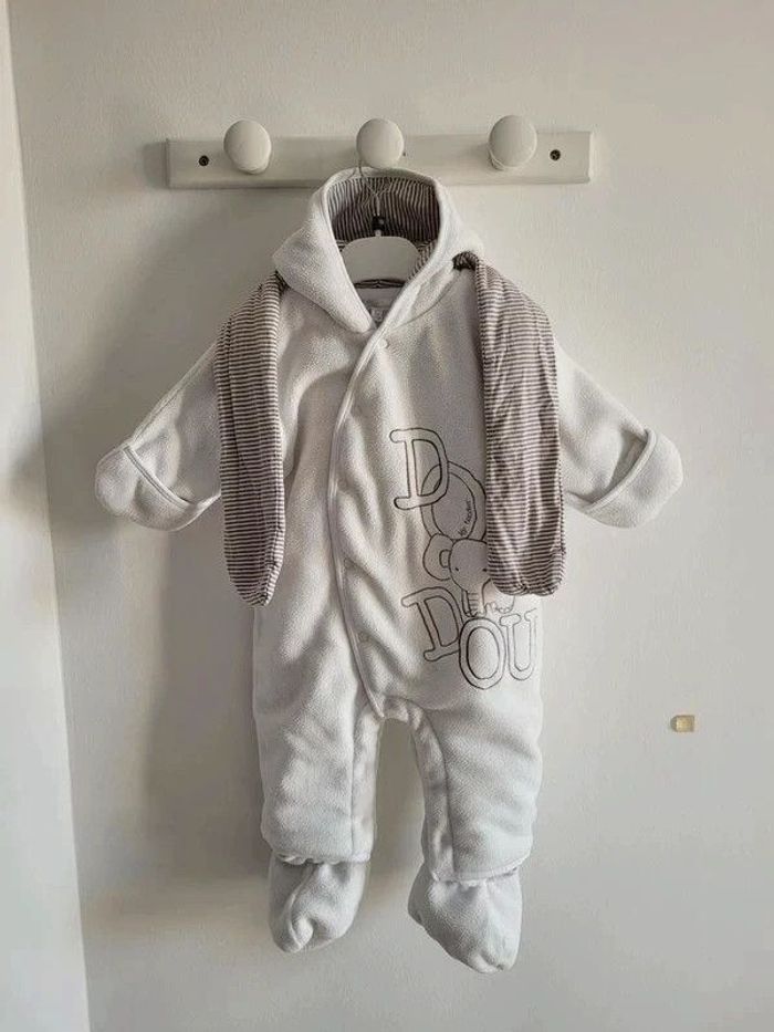 combi-pilote à capuche 6 mois 67 cm