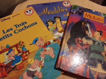 3 livres Disney