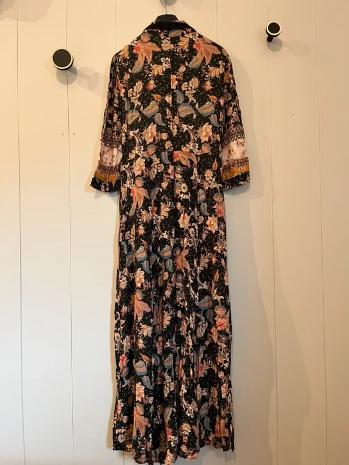 Robe longue Desigual – Taille 38 – Motif fleuri - photo numéro 5
