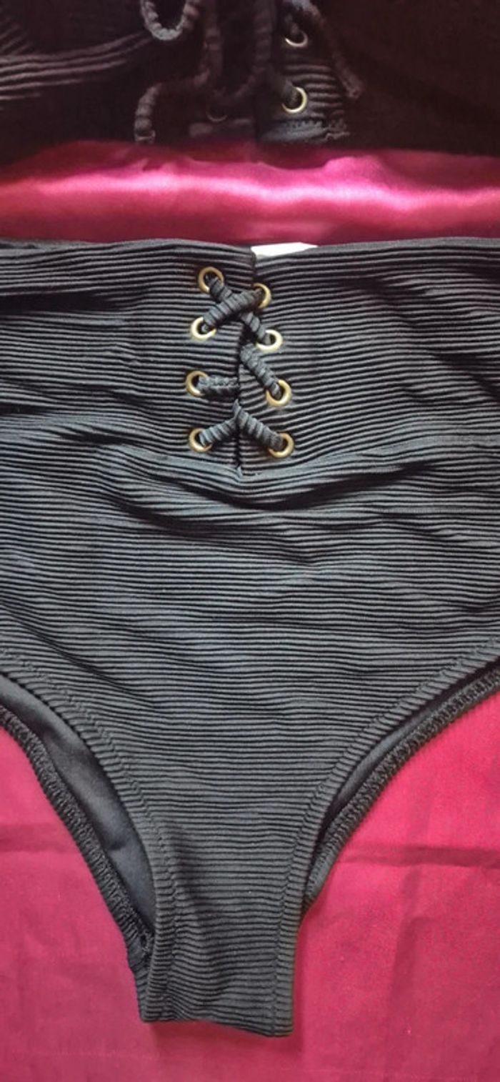 Maillot de bain 2 pièces Calzedonia noir neuf t M - photo numéro 2